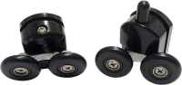 Душевой уголок Abber Schwarzer Diamant AG30140BH-S85B-S85B 140х85, профиль черный, стекло прозрачное