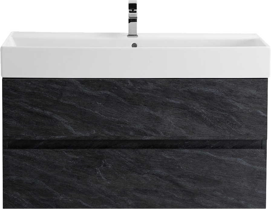 Тумба с раковиной Cezares Molveno 46 100 antracite, с раковиной Cezares CZR-MIL-100-LVB