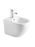 Биде подвесное Abber Bequem AC1150 глянцевое белое Биде подвесное Abber Bequem AC1150 глянцевое белое