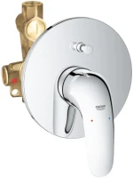Встраиваемый смеситель для душа и ванны Grohe Eurostyle 23730003 С ВНУТРЕННЕЙ ЧАСТЬЮ Встраиваемый смеситель для душа и ванны Grohe Eurostyle 23730003 С ВНУТРЕННЕЙ ЧАСТЬЮ