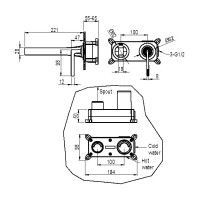 Смеситель для раковины Boheme Duo 165-B С ВНУТРЕННЕЙ ЧАСТЬЮ, black Смеситель для раковины Boheme Duo 165-B С ВНУТРЕННЕЙ ЧАСТЬЮ, black