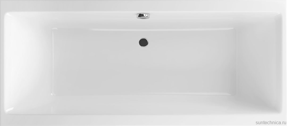 Акриловая ванна Excellent Pryzmat 190x90 см, встраиваемая, белая, на ножках
