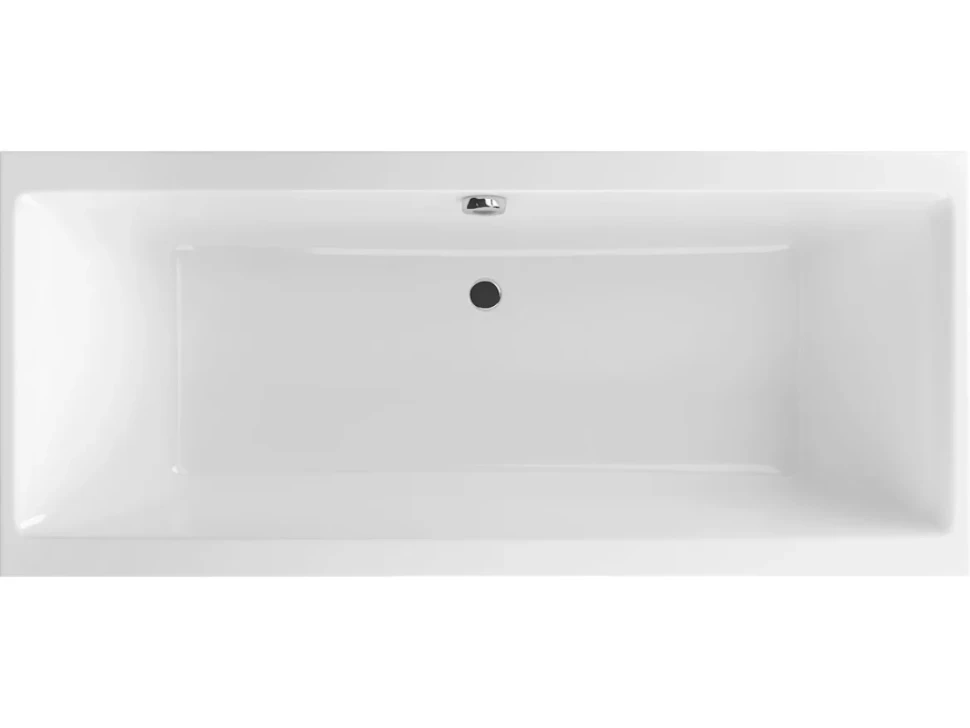 Акриловая ванна Excellent Pryzmat 190x90 см, встраиваемая, белая, на ножках