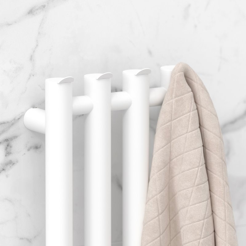 Полотенцесушитель электрический Сунержа Кантата 4.0 30-0885-1259 120x20 см, подключение справа, скрытое подключение справа, матовый белый, I-образный