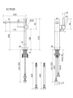Смеситель для раковины Sancos Linn SC9020BN брашированный никель Смеситель для раковины Sancos Linn SC9020BN брашированный никель