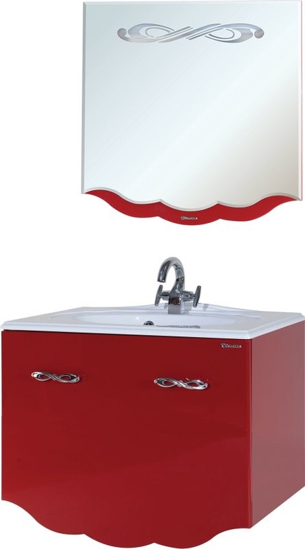 Мебель для ванной Bellezza Версаль 100 красная 1 внутренний ящик