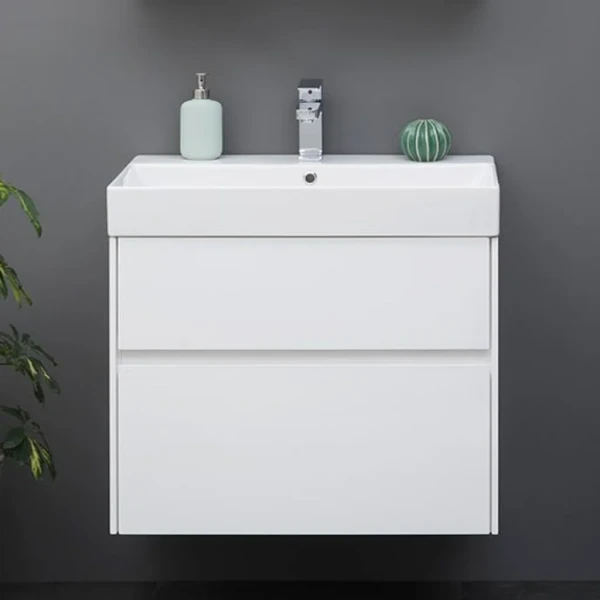 Тумба с раковиной Aquanet Polya 70