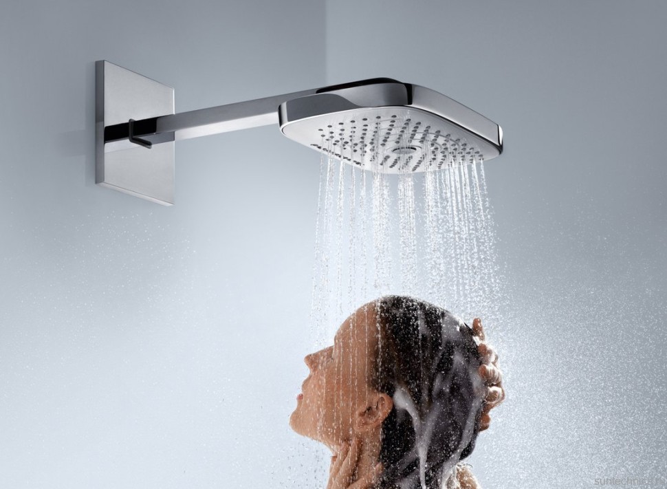 Душевой комплект Hansgrohe Raindance Select E 300 (3 jet) 26468000 + 27802000 + 27506000 + 15741000 + 15745000