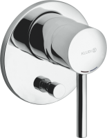 Встраиваемый смеситель для душа и ванны Kludi Bozz 387160576 хром, с внутренней частью 38624N