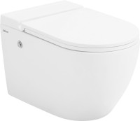 Унитаз подвесной Abber Bequem AC1108P безободковый, с микролифтом, белый