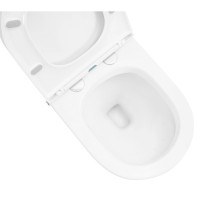 Унитаз подвесной Abber Bequem AC1108P безободковый, с микролифтом, белый