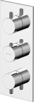 Термостатический смеситель встраиваемый WHITECROSS Y Y1238CR С ВНУТРЕННЕЙ ЧАСТЬЮ, для ванны с душем, хром