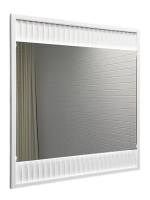 Зеркало Comforty Марсель 75 с подсветкой, матовое белое