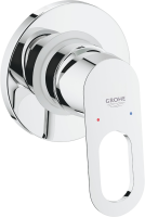 Встраиваемый смеситель для душа и ванны Grohe BauLoop 29042000 С ВНУТРЕННЕЙ ЧАСТЬЮ, хром