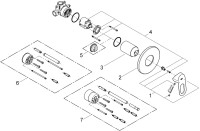 Встраиваемый смеситель для душа и ванны Grohe BauLoop 29042000 С ВНУТРЕННЕЙ ЧАСТЬЮ, хром