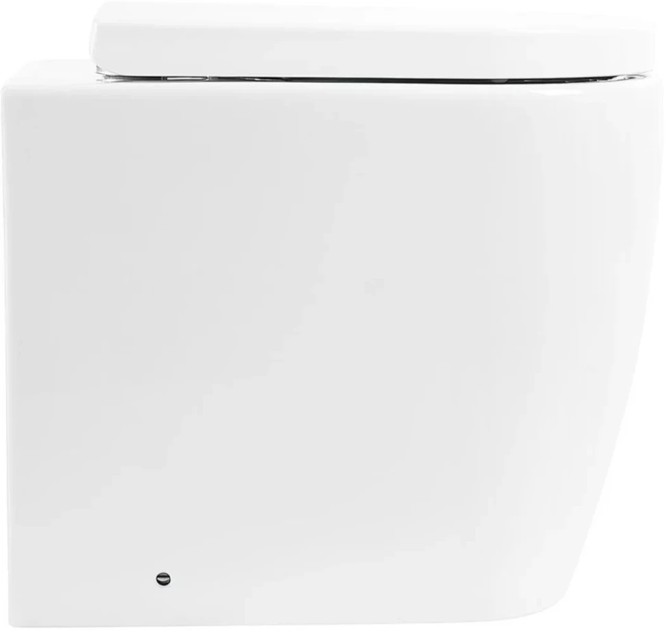 Унитаз приставной напольный BelBagno Marino BB105CBR безободковый, крышка BB865SC с микролифтом
