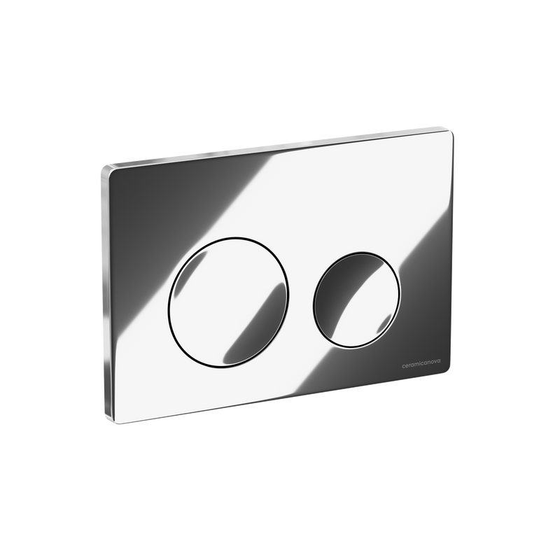 Комплект Ceramicanova Унитаз подвесной New Day CN3005 безободковый, с микролифтом + Инсталляция Balance CN121001CH с кнопкой Circle глянцевый хром