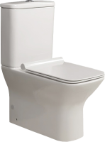 Унитаз-компакт напольный BelBagno Romano BB248CPR-P безободковый, с микролифтом, бачок BB248T