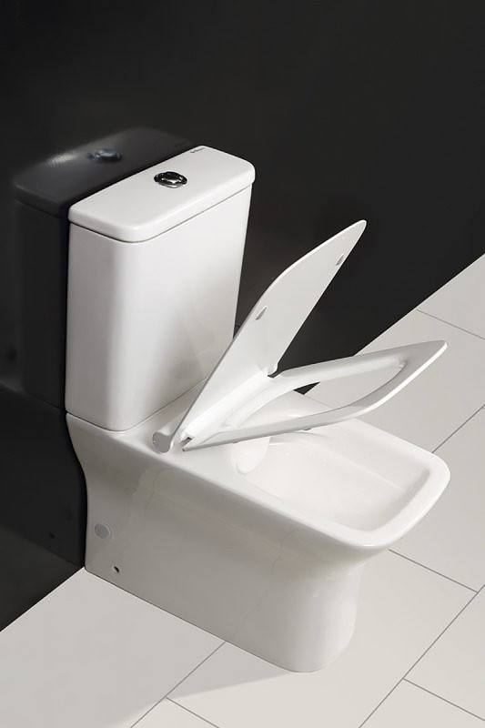 Унитаз-компакт напольный BelBagno Romano BB248CPR-P безободковый, с микролифтом, бачок BB248T