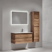 Тумба с раковиной Sancos Marmi 2.0 100 R дуб чарльстон