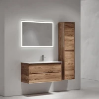 Тумба с раковиной Sancos Marmi 2.0 100 R дуб чарльстон