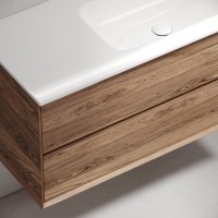 Тумба с раковиной Sancos Marmi 2.0 100 R дуб чарльстон