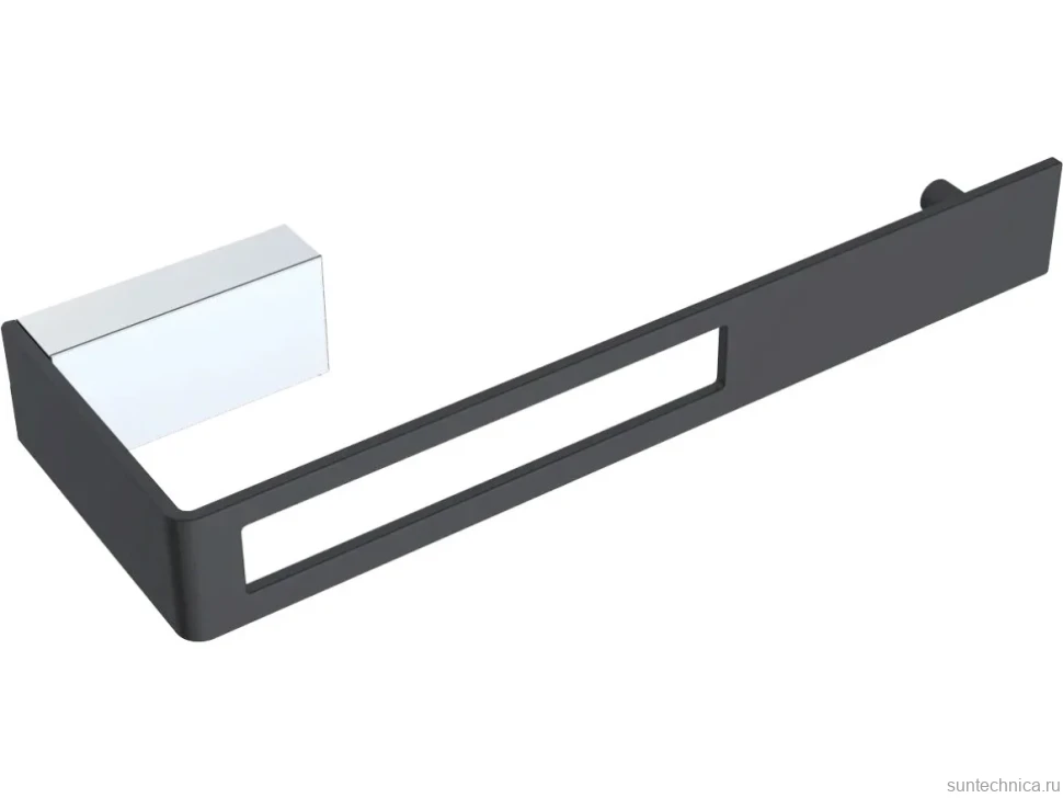Полотенцедержатель Boheme Q 10945-CR-B Chrome & black