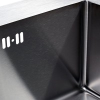 Мойка кухонная Melana ProfLine MLN-R6050H+дозатор сатин