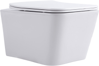 Унитаз подвесной Aquanet Trend 276396 безободковый, с микролифтом