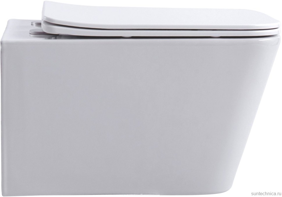 Унитаз подвесной Aquanet Trend 276396 безободковый, с микролифтом