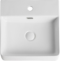 Мебель для ванной комнаты Orange Line 60 подвесная, 2 ящика, матовая белая с раковиной B04-405W