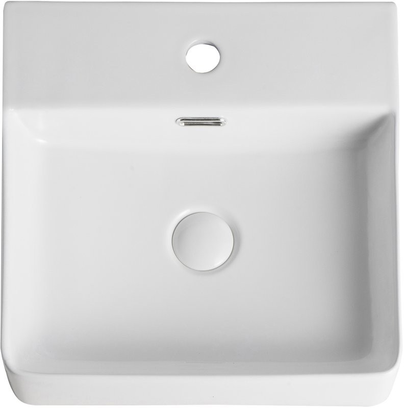 Мебель для ванной комнаты Orange Line 60 подвесная, 2 ящика, матовая белая с раковиной B04-405W