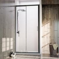 Душевая дверь в нишу Veconi Vianno VN-72B 100 см, профиль черный