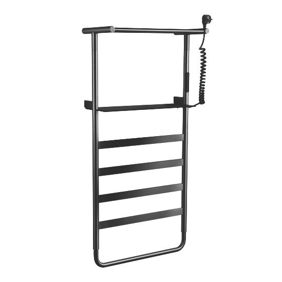 Полотенцесушитель электрический Wonzon & Woghand WW-A208-GM темный графит