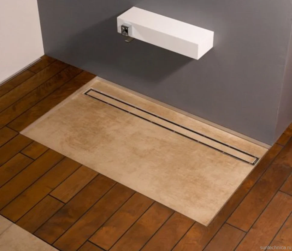 Душевой трап (лоток) TECE Drainline TECEdrainline 90 см под плитку с сифоном