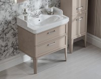 Тумба с раковиной KERAMA MARAZZI Pompei 80 с 2 ящиками, камео бежевая