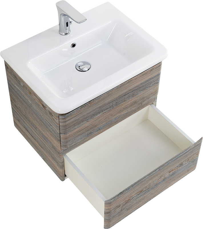 Тумба с раковиной BelBagno Albano-Cer 60 подвесная, pino scania