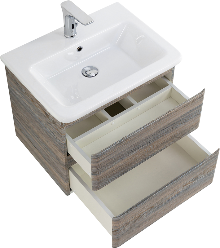 Тумба с раковиной BelBagno Albano-Cer 60 подвесная, pino scania