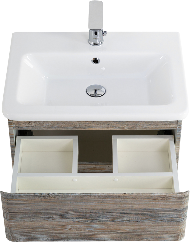 Тумба с раковиной BelBagno Albano-Cer 60 подвесная, pino scania