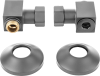 Полотенцесушитель водяной Secado Сандриго 4К 1500/210 150x25 см, графит, I-образный