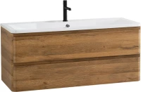 Мебель для ванной комнаты BelBagno Albano 120 подвесная, rovere rustico, белая глянцевая раковина