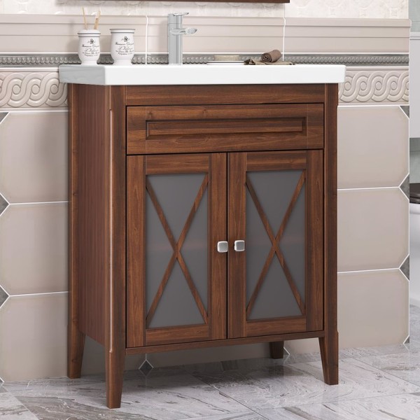 Тумба под раковину Opadiris Палермо 70 светлый орех