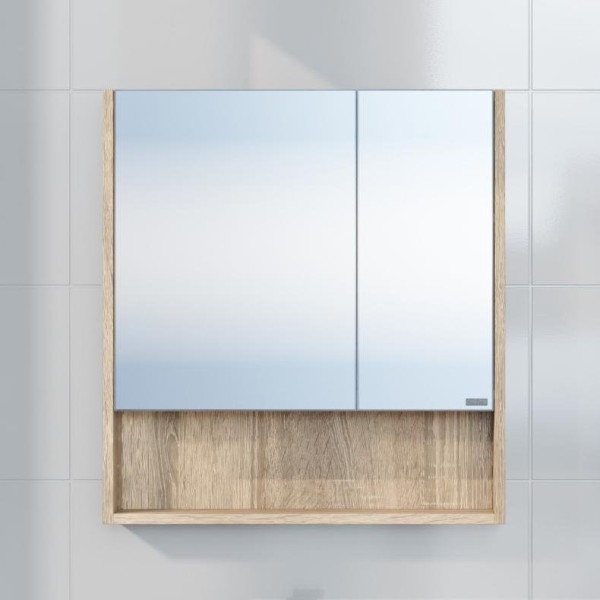 Зеркало-шкаф СаНта Мира 60 янтарный