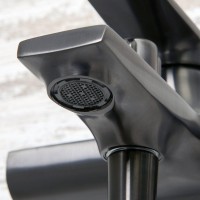 Смеситель для ванны с душем Wasserkraft Wiese 8401 оружейная сталь Смеситель для ванны с душем Wasserkraft Wiese 8401 оружейная сталь