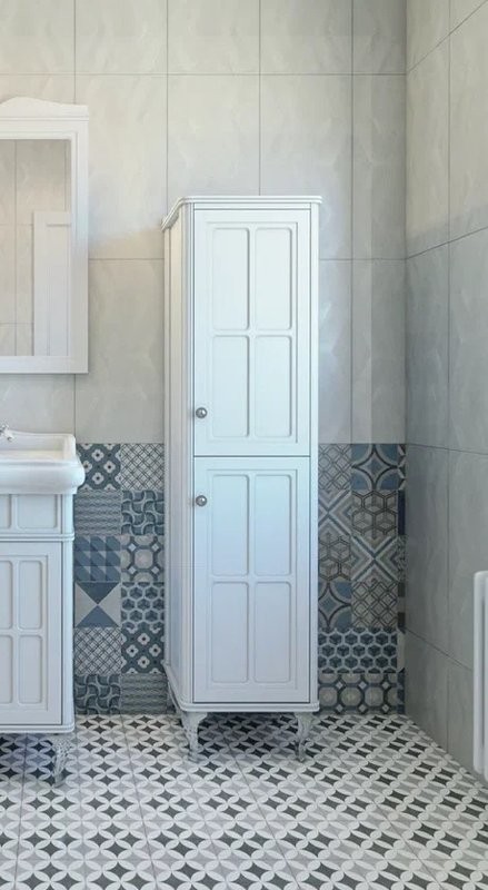 Шкаф пенал для ванной Caprigo Borgo 40 R белый