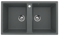 Мойка кухонная Ulgran U-708 343 антрацит + дозатор U-02 антрацит Мойка кухонная Ulgran U-708 343 антрацит + дозатор U-02 антрацит