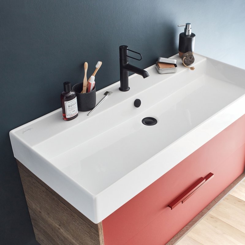 Смеситель для раковины Jacob Delafon Odeon Rive Gauche E21029-BL-BL