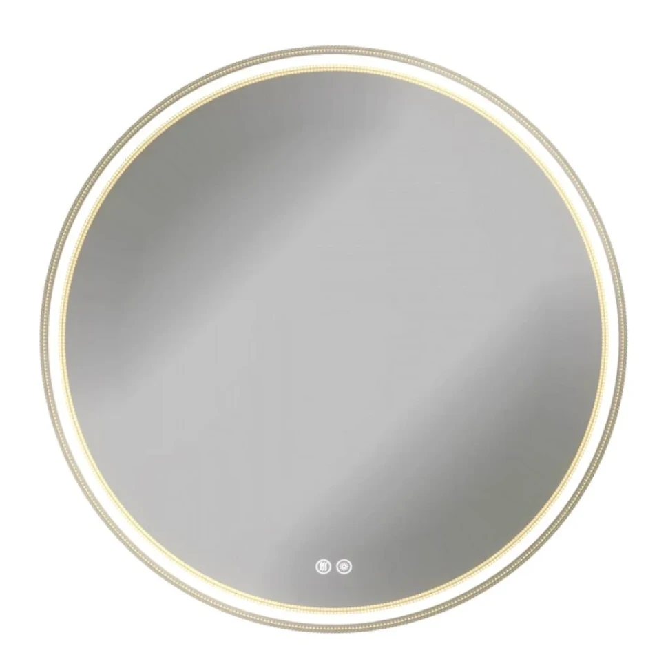 Зеркало круглое Teymi Lina Romantic T20132 D60 LED сенсор, антипар, черное