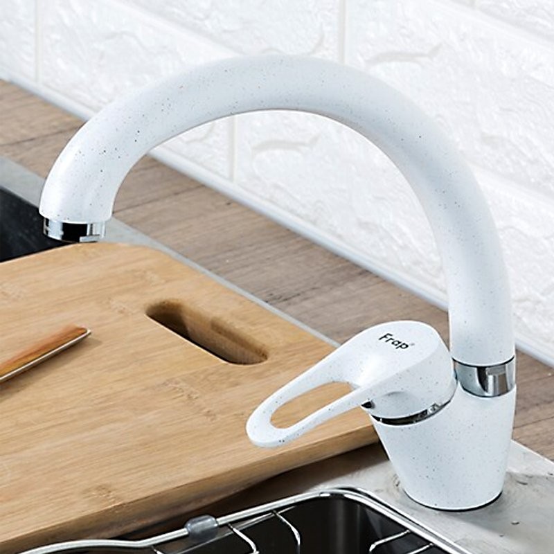 Смеситель для кухни Frap H13 F4113-8 белый