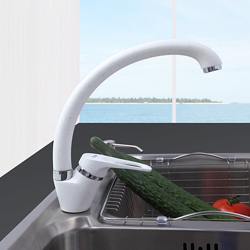 Смеситель для кухни Frap H13 F4113-8 белый